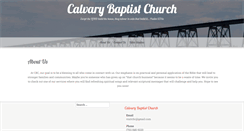 Desktop Screenshot of calvarybaptistnd.org